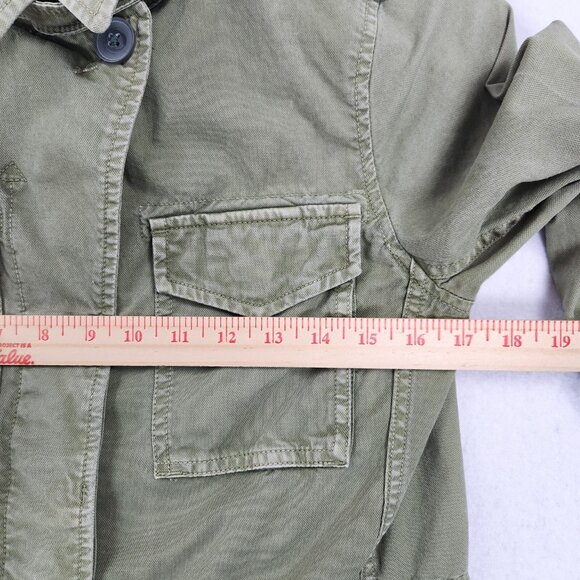 Madewell Jacket Womens Small Green Outbound Utility Button Up Outdoor Casual - Picture 4 of 11